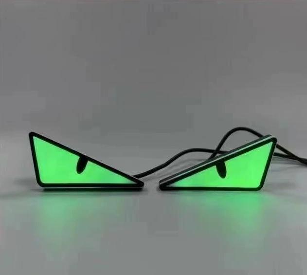 2pcs Universal Motorcycle MINI LED Demon Eye Light Devil Eye Mini  Decoration Mascars LED Light Eyes LED Lights for Motorcycle