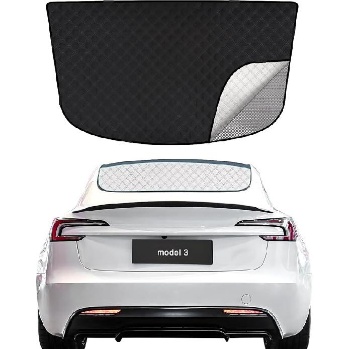 ZATOOTO Rear Windshield Sunshade For Toyota Camry 2018- Rear Windshield Sunshield Double Layer For Sunshade And Privacy Offer Great Visibility Sun