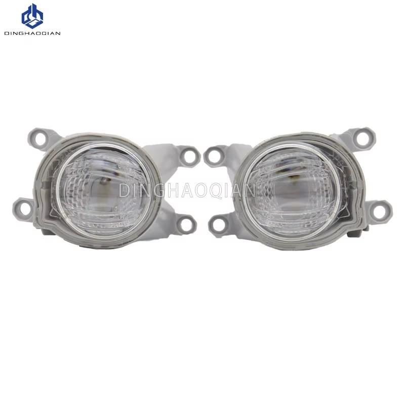 1Set Auto Lighting For Toyota Hilux Revo Rocco 2020 2021 2022 Car Front Bumper Fog Lamp Driving Light with Cable Bezel Foglight