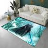 WOW Game World of Warcraft Gamer HD Teppich für Zuhause Wohnzimmer Schlafzimmer Sofa Fußmatte Dekor, Kinderteppich Rutschfeste Bodenmatte