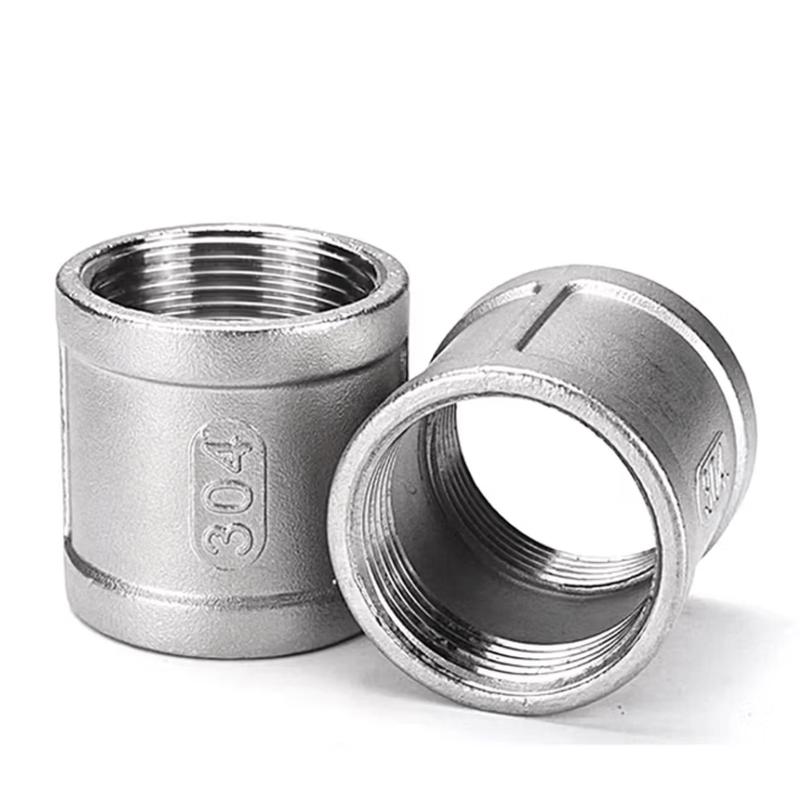 304 Stainless Steel Female Thread Straight Coupling