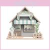 Wooden Dollhouse Night Light With Assemble And Play Features For Kids