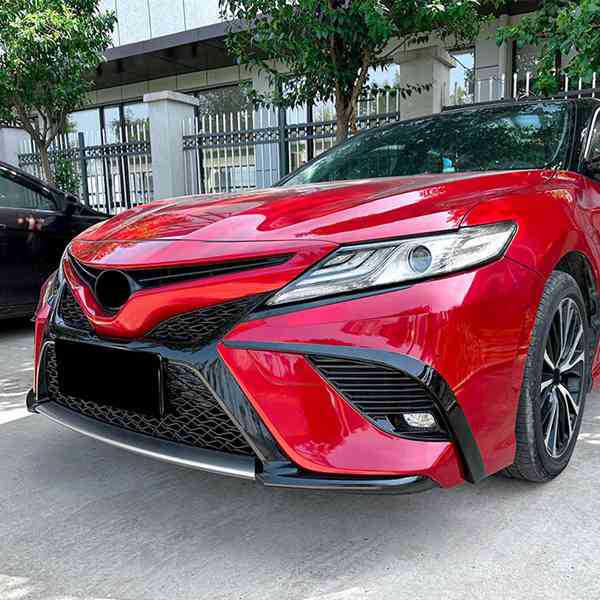 Vordere Windabweiser Aufkleber für 2018-2020 Toyota Camry 8. Generation Stoßstangen Spoiler (1 Paar)