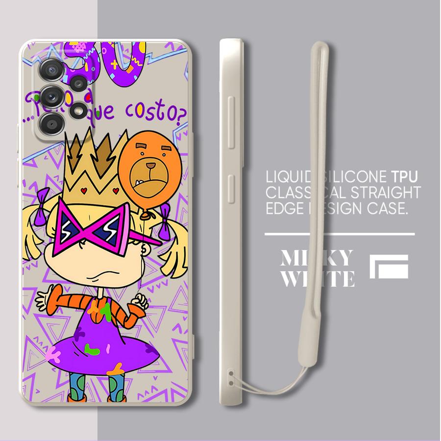 

Case for Samsung Galaxy A02s A05 A50 A56 A20s A06 A53 A30s A71 A73 A03 A04 Phone Cover Cartoon Funny R-Rugrats Galaxy A04s