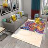 Animal Dog Carpet Abstract Geometric Puppy Rug Pet Wildlife Rugs for Adults Teens Kids Bedroom Living Room Large Area Floor Mat