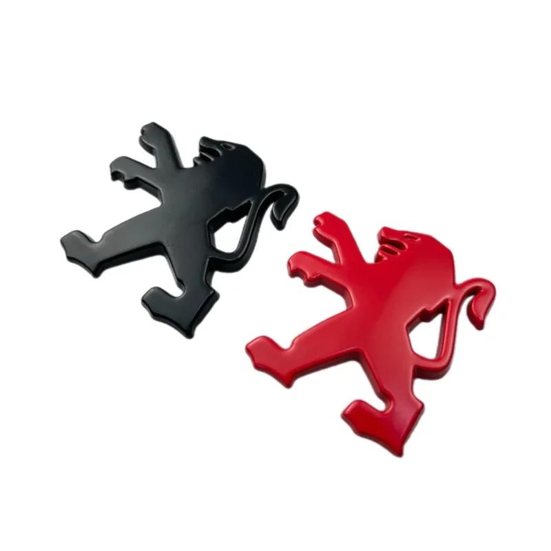 Metal Car Steering Wheel Sticker Emblem Badge for Peugeot 308 307 408 208 508 3008 2008 3008 5008 Interior Accessories