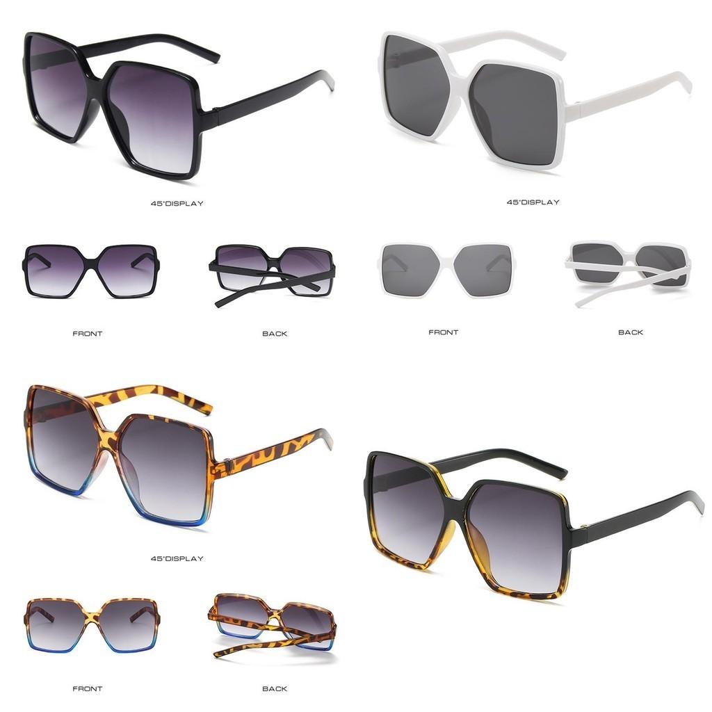 Fashionable Women's Oversized Square Sunglasses With Durable Ac Lens For Outdoor Glam