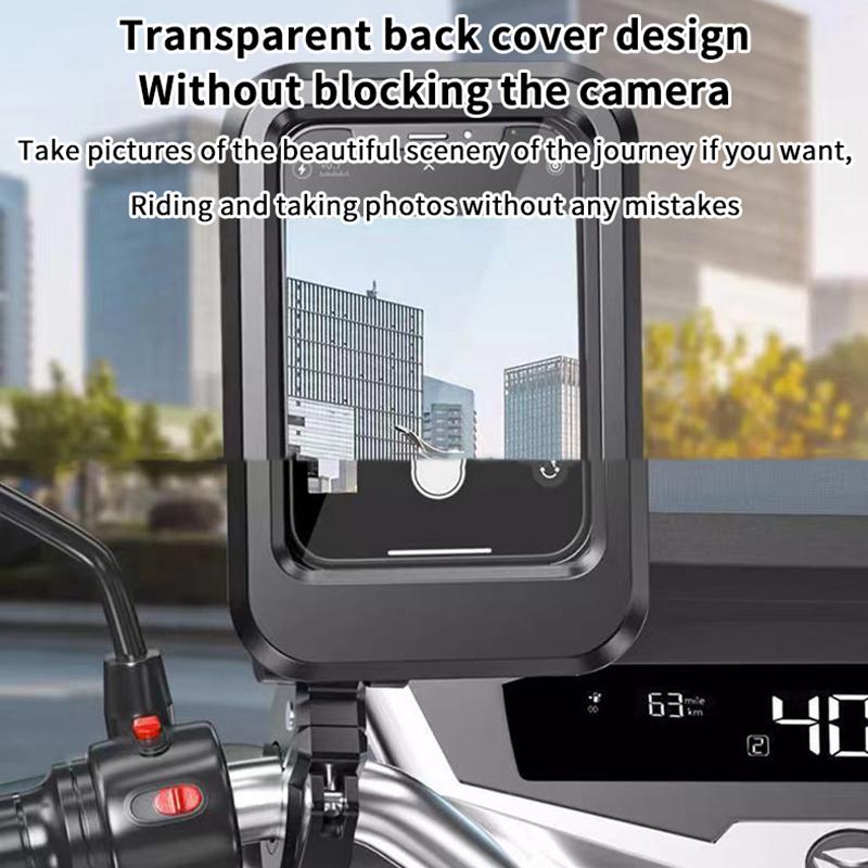 Waterproof Motorcycle Bike Mobile Phone Holder Support Universal Bicycle 360° Swivel Adjustable Gps Motorcycle Cellphone Holder