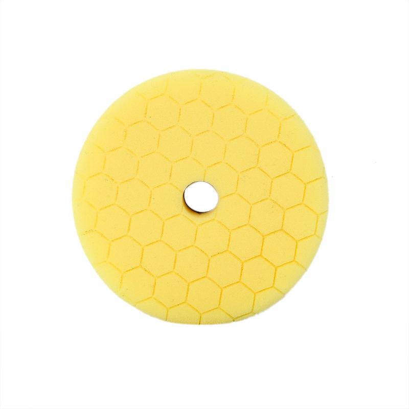

6-дюймовая автомобильная губка для полировки, самоклеящаяся полирующая вощеная губка для полировки колес для автомобильной полировки, дрель жёлтый