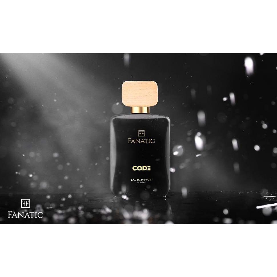 FANATIC Code Perfume, Liquid Eau De Parfum For Men, 100ml - Woody Aromatic