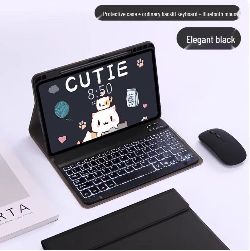 Redmi Pad Pro 12.1 Wireless Bluetooth Keyboard Protective Case with Spanish Language Support