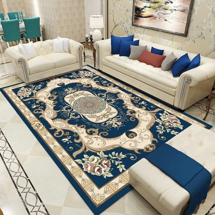 Living Room Carpet Coffee Table Sofa Bedroom Fully Covered Large Area Sofa Carpet