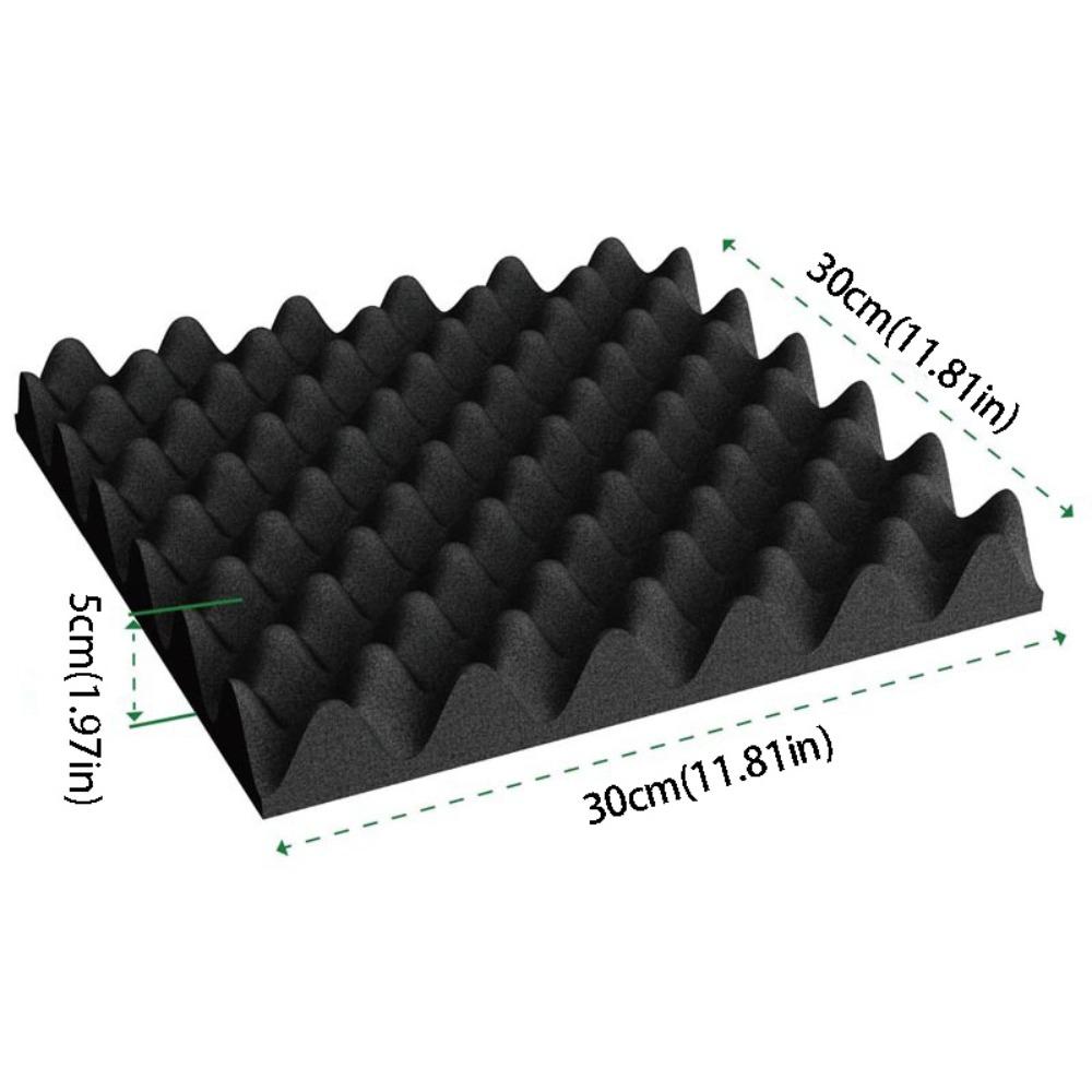 Self-Adhesive Soundproof Foam Panels High-Performance Eggcrate Design Self-Adhesive Panels Soundproofing Foam