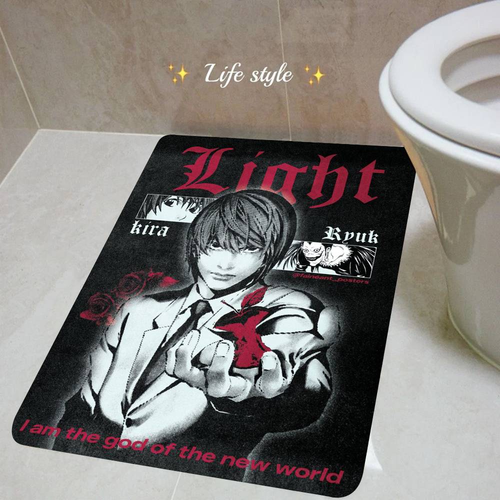 Hot Anime Death Note(16) Room Mats Anti-slip Absorb Water Long Strip Cushion Bedroon Mat Household Carpets