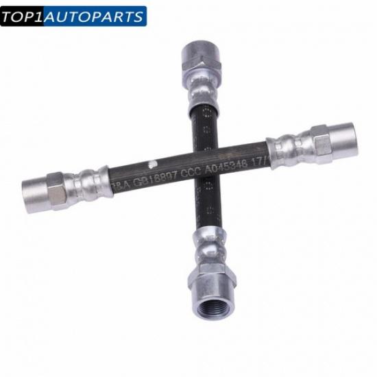 L&R ABS Unit to Rear Brake Line Hose Set Under Hood for BMW E39 525i 2001-2003