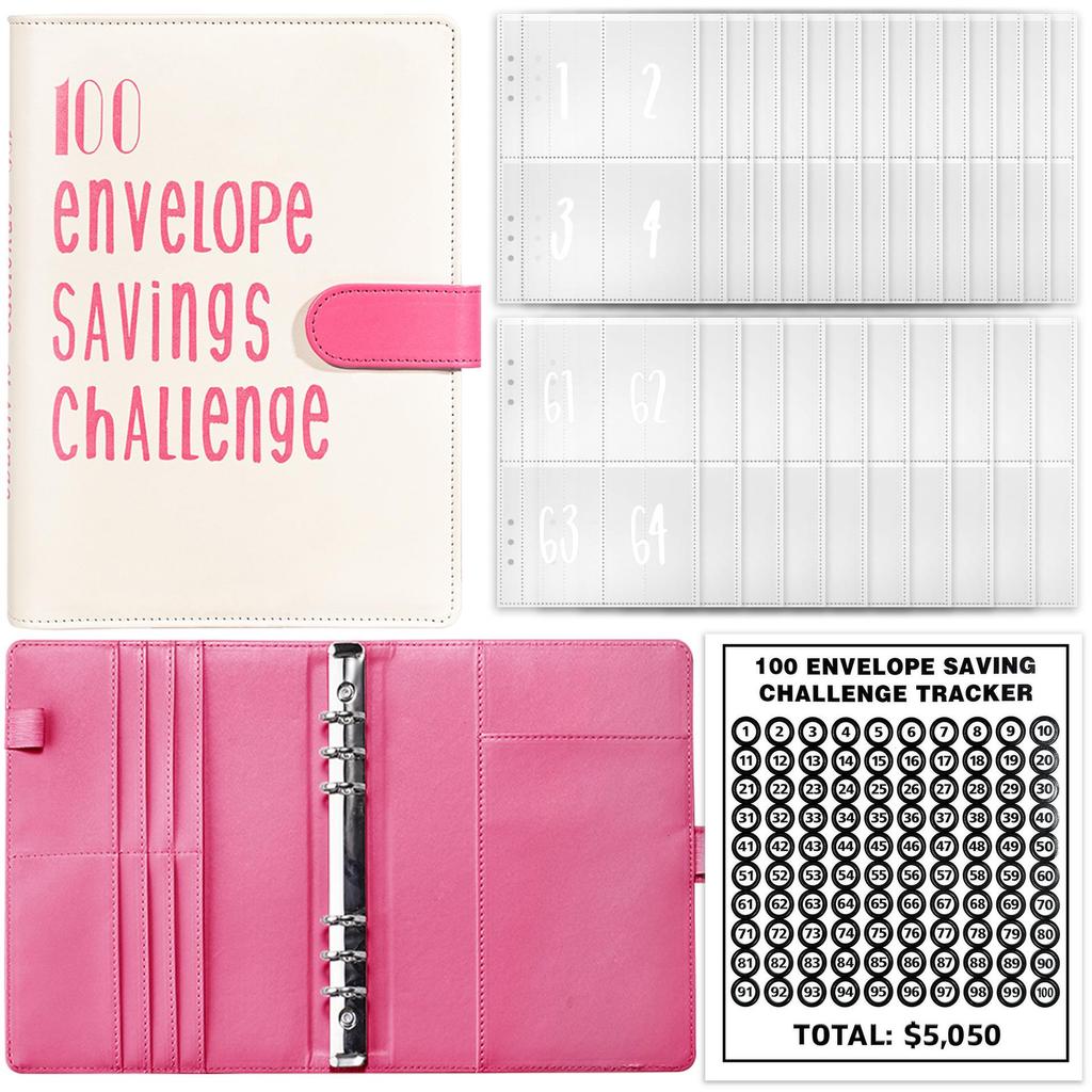 100-Day Challenge Savings Planner: A5 Loose-Leaf Budgeting Notebook for Couples