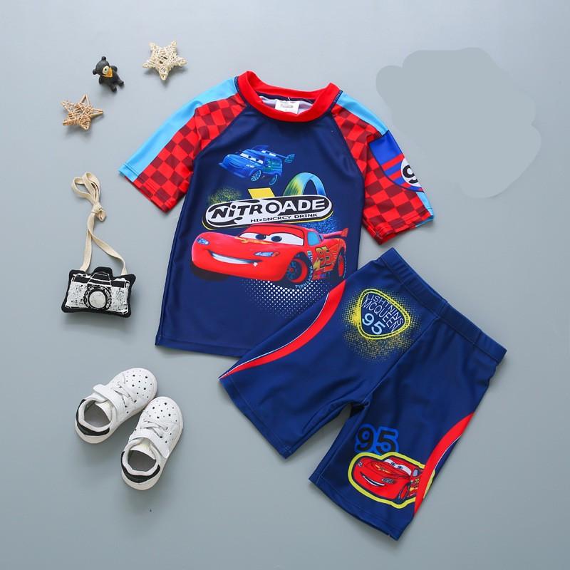 

Boys Quick-Dry Two-Piece Swim Trunks Set - 2024 New Style for Small to Medium Kids 130 cm