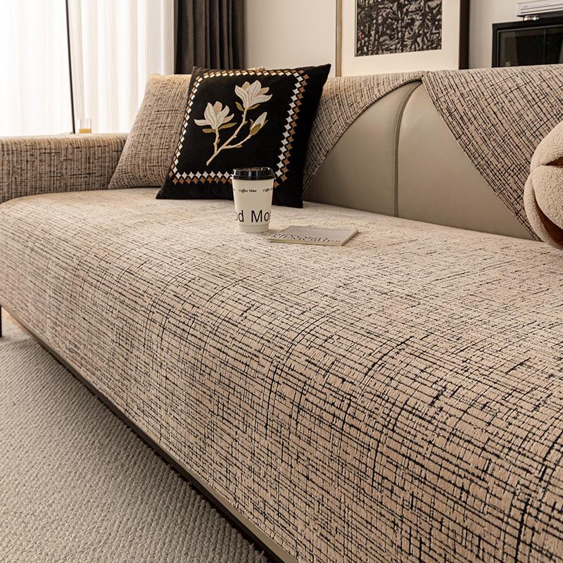 Hustá žinylková podložka na pohovku Protiskluzové potahy na pohovku Obývací pokoj Rohová univerzální deka na pohovku Čtyři roční období Domácí deka na pohovku