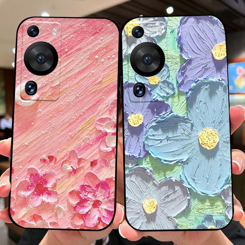 For Huawei P60 Pro Coque Case P 60 Color Printing Soft Silicone TPU Phone Cover For Huawei P60 Art 4G Shockproof Bumper Fundas