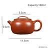 160ml Tradition Yixing Purple Clay Teapot Beauty Tea Infuser Kettle Household Handmade Zisha Tea Pot Chinese Teaware Accessories