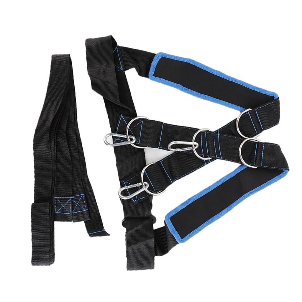 Speed Strength Training Sled Shoulder Harness Resistance Band Belt Sports Equipment