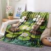 Otter Print Flannel Blanket, High Quality Comfortable for All Seasons, Home Decor, Warmth and Comfort, Perfect for Christmas Gifts
