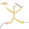 Bamboo Man Toy DIY Puppet Kit,Children Interactive Game,Bamboo Craft Material Kit,Boys Girls Gift