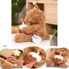 Cute Cake Bear Plush Toy Doll For Girls Soft Short Plush Stuffed Animal Birthday Gift