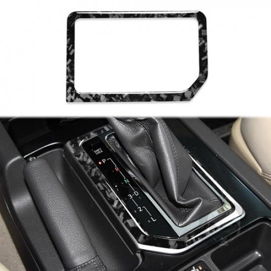 Carbon Fiber Gear Shift Lever Trim for Toyota Land Cruiser Prado 2010-18