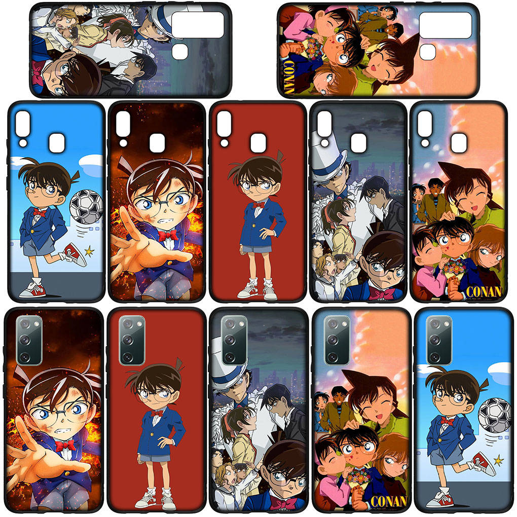 Cover for iPhone 16 15 14 Xiaomi Redmi Note 13 12 11 Pro Max X 10 8 9 XR Samsung Galaxy S24 S23 A15 13COPPO Huawei Comics Detective Conan Phone Case