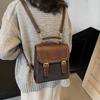 Backpack Women's Fashion New Niche Design Casual Connector Trend Student Bag Travel Small Backpack