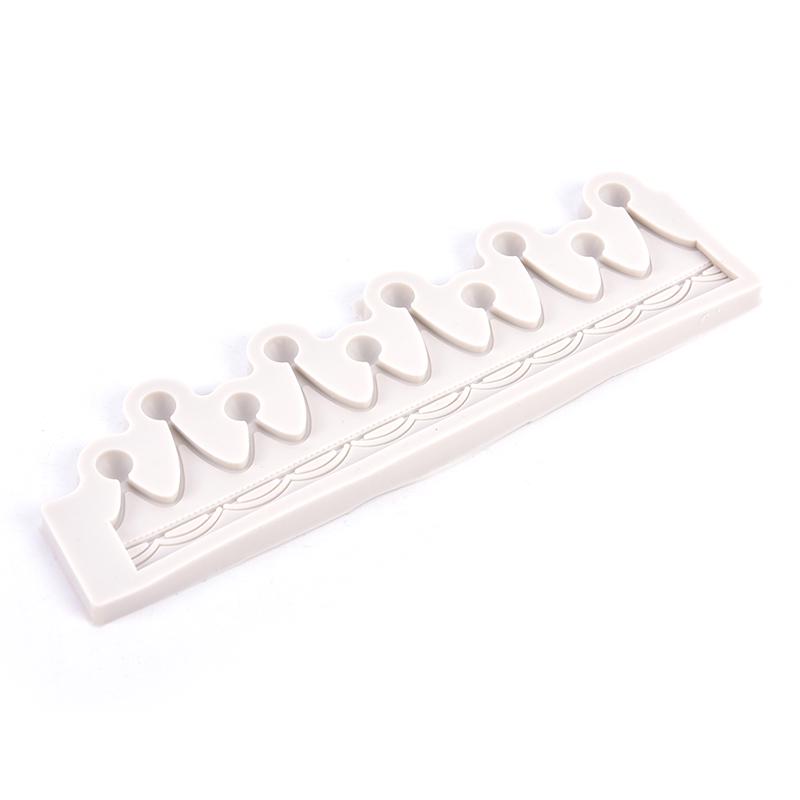 

Силиконовая форма для помадки Crown, инструмент для украшения торта, шоколадная мастика 22.5cm*6.3cm