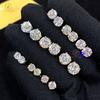 Price 1Carat VVS Diamond Moissanite Earrings D Color 925 Sterling Silver Studs for Men and Women