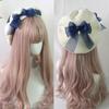 Handmake Lolita Berets Wool Blend Hat Women Girls Lovely Bow Sailor Maid Style Autumn Winter Berets Hat Accessories