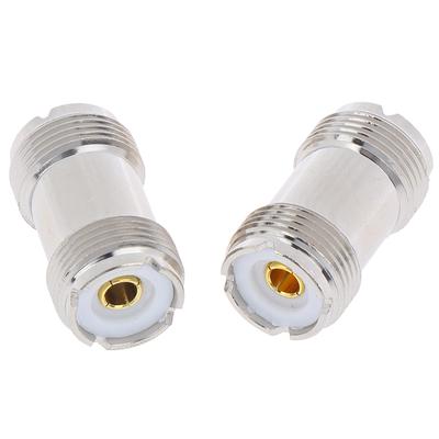 So-239 Uhf Female To Female Rf Coax Cable Adapter Connector For Pl-259 Uhf Male