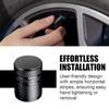 Tire Stem Cap Cover 4 Pack Tire AirCap Metal With Plastic Liner Resistant Leak-Proof For Car Truck 4PC