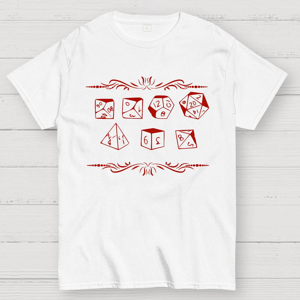 Dice Cotton Summer Casual Cool Loose T-Shirt