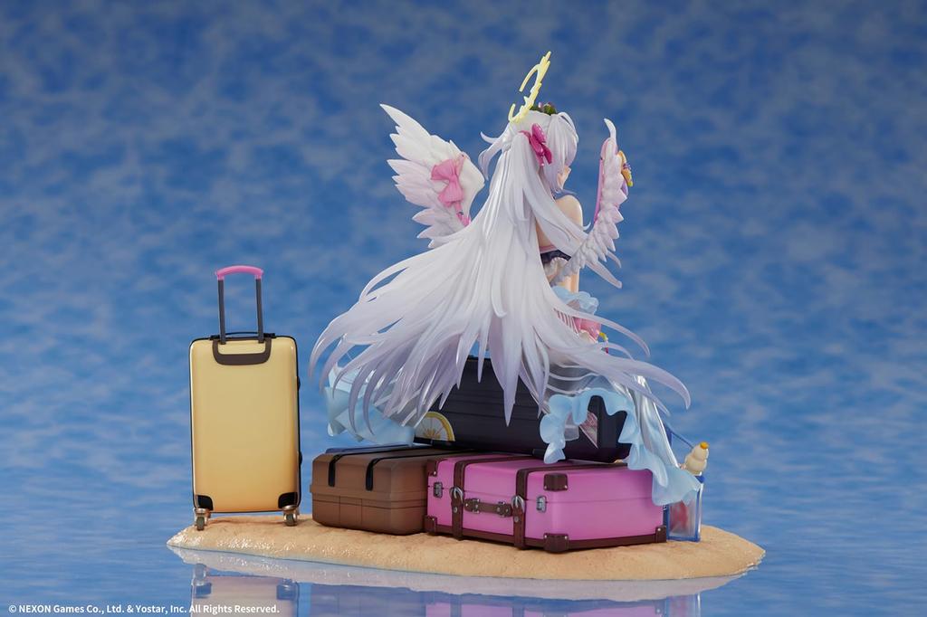 Elegant Blue Archive Azusa Height 190mm halo and ABS scale painted finished figure -Blue Archive- (swimsuit) approx. (including pedestal) PVC, 1/7