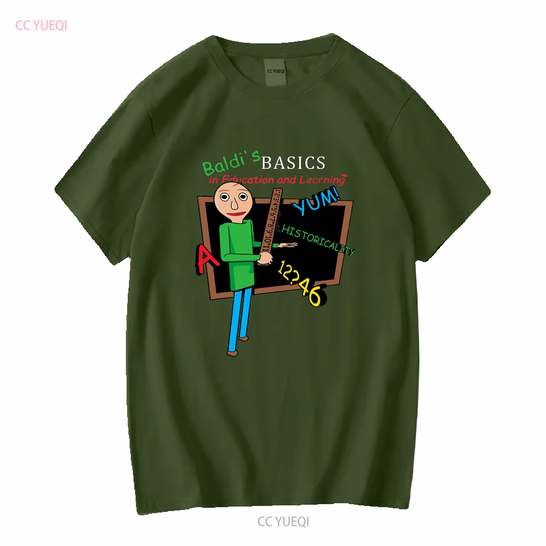 

Вінтажна футболка Baldi s Baldi s Basics Здивований Любитель Відеоігор для Геймерів Смішний Момент з довгими або короткими рукавами вінтажна Прана 3XL