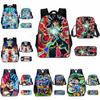 Dragon Ball Z Backpack Cartoon Oxford Fabric School Bag With Breathable Straps For Middle School Students