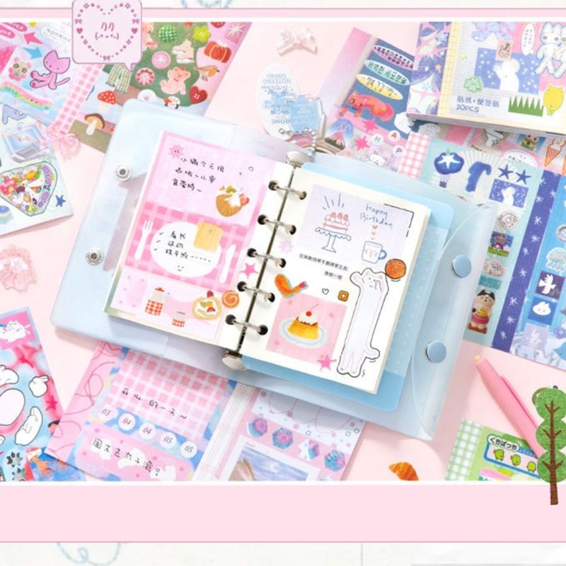 Cartoon Sticker Scrapbooking Sticker Journal Sticker for Water Bottle Notebook Planner Luggage Kids Motivational Sticker