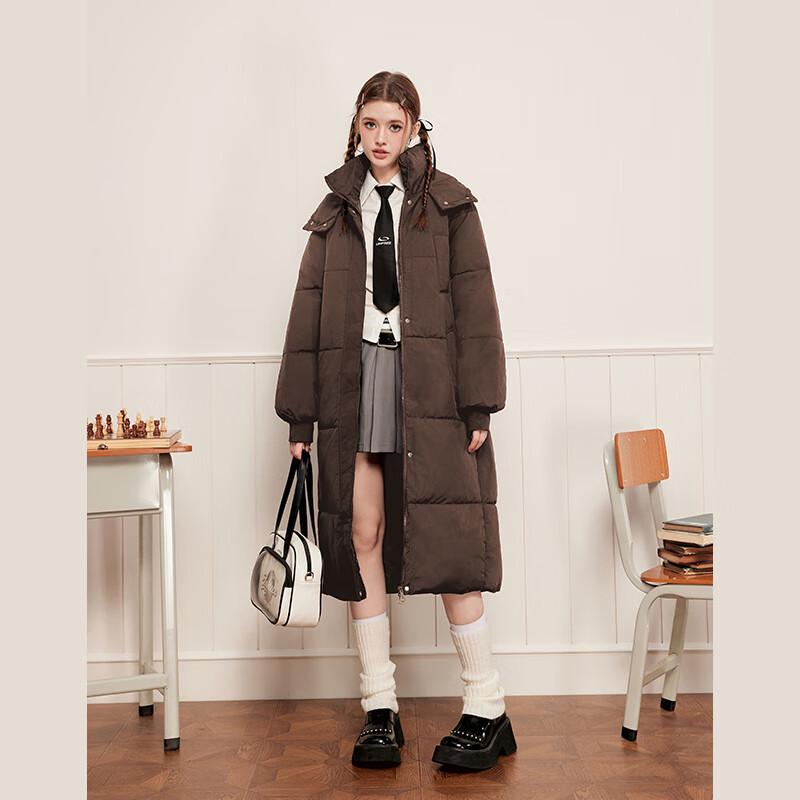 UNIFREE Korean Style Long Padded Winter Coat