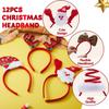 JOYFY 12 Packs Christmas Headbands with Assorted Design Christmas Holiday Headband for Women Men Christmas Parties Xmas Favors