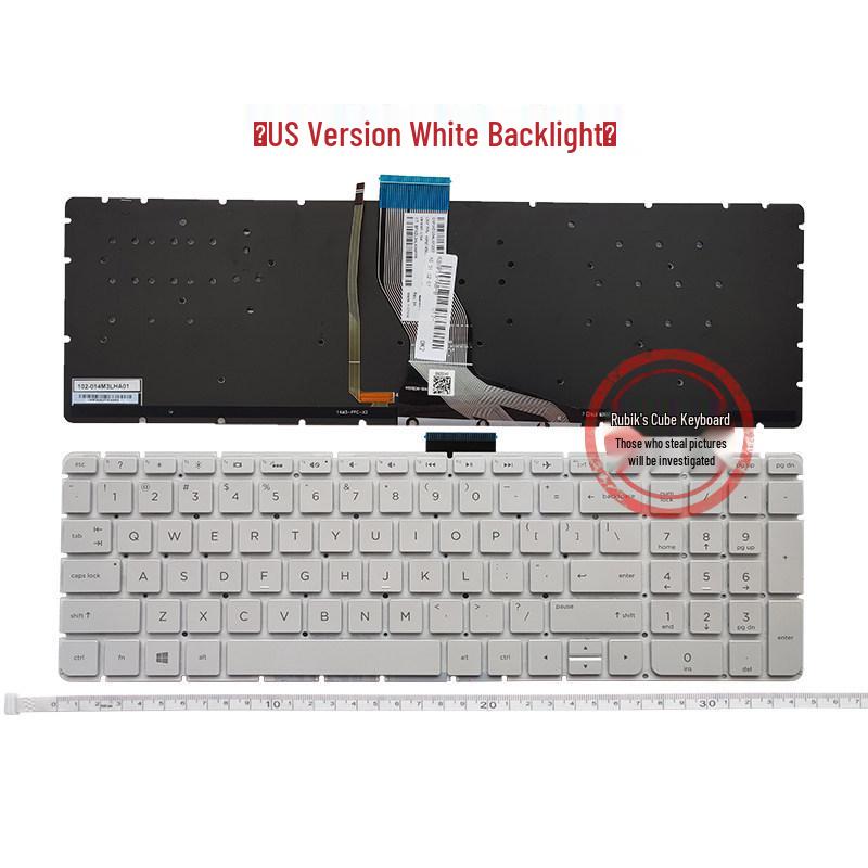 Compatible Keyboard for HP 15-AE, 15-AX, 15-ak002, ak085, ak030, ak011, ak012, and M6-W Models