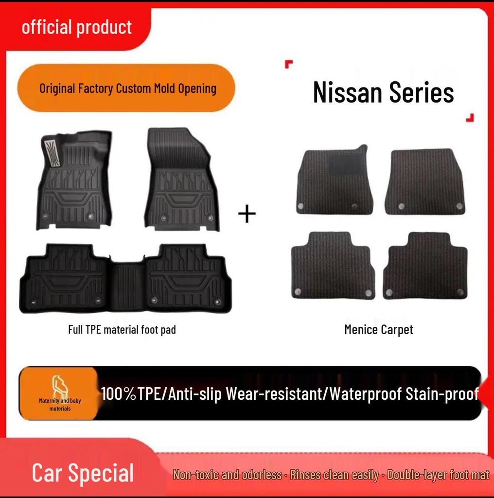 Eco-Friendly TPE Car Floor Mats for BYD Leopard Titanium 7: Non-Toxic and Odorless