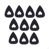 10 Pieces Guitar Ukulele Wool Felt Plectrum Picks for Guitar Parts