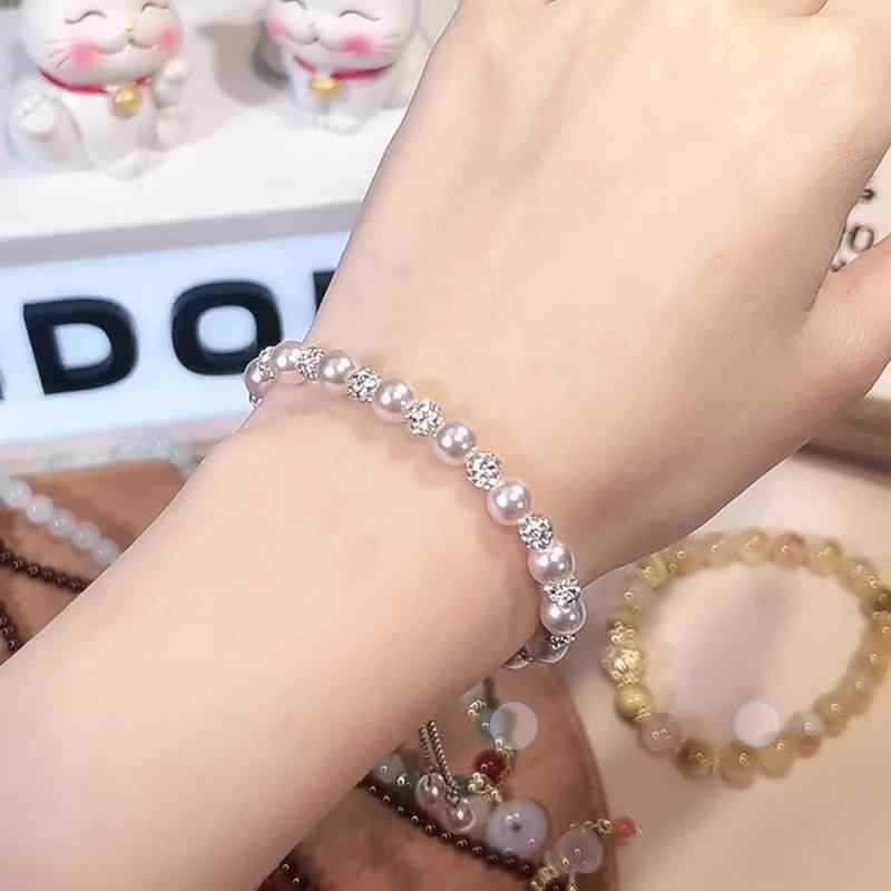 Manta Rose Pearl Bracelet Women's Niche Light Luxury Elegant High-end Design Bracelet Women