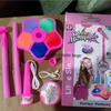Cartoon Anime Kpop Girl Group Music Microphone Children's Toy with Lights Singing Function
