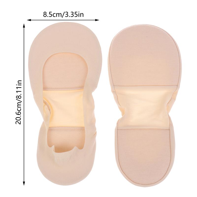 1 para damskich skarpetek do łódki, skarpetki z wkładką na zapalenie powięzi podeszwowej, wkładki do butów na stopy, amortyzująca podeszwa buta, niewidoczna, antypoślizgowa wkładka do butów