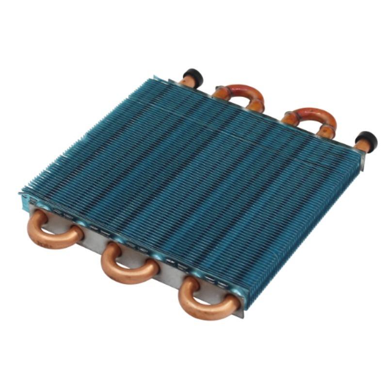 Mini condenser radiator air-cooled copper tube finned Radiator evaporator heat exchanger water cooling radiator accessories